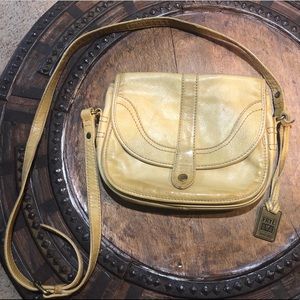 Yellow Crossbody Frye Purse